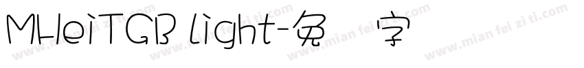 MHeiTGB Light字体转换